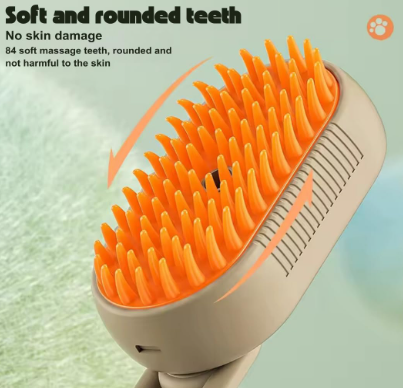 Cepillo de Mascotas de Vapor Expandible Multicolor