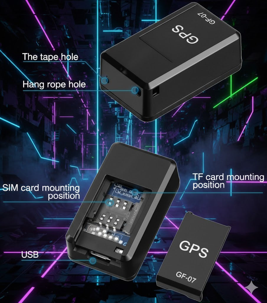 Dispositivo de Localización GPS GF-07: Monitoreo Táctico y Escucha Remota