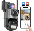 Sistema de Vigilancia Inteligente: Cámara Dual Lens 360° con Alarma de Disuasión Activa